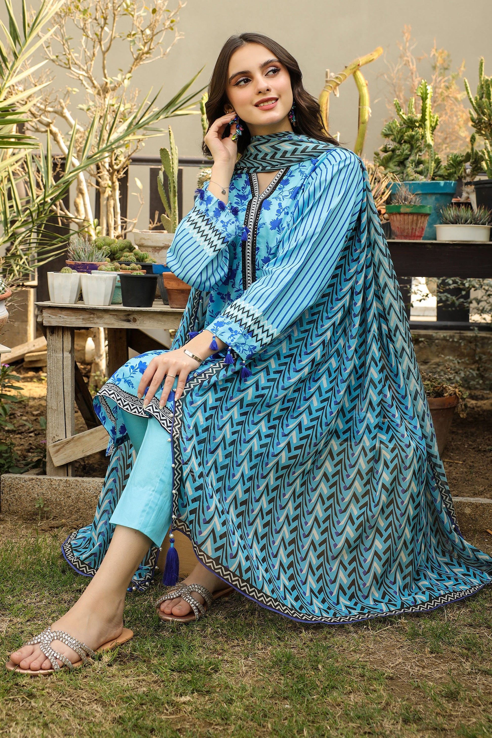 LSM | Winter Marina 24 | 0147-B by LSM - Designer Dress - Type: Ladies Clothes - Available at Libayah - 100% Original