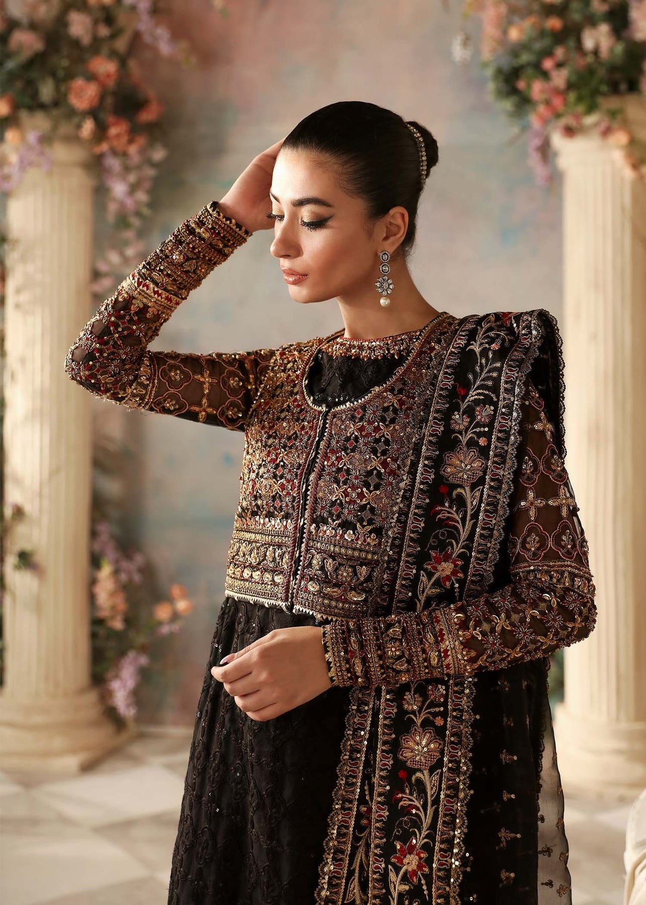 Akbar Aslam | Aleia Luxury Formals | Ebene by Akbar Aslam - Designer Dress - Type: Bridal - Available at Libayah - 100% Original