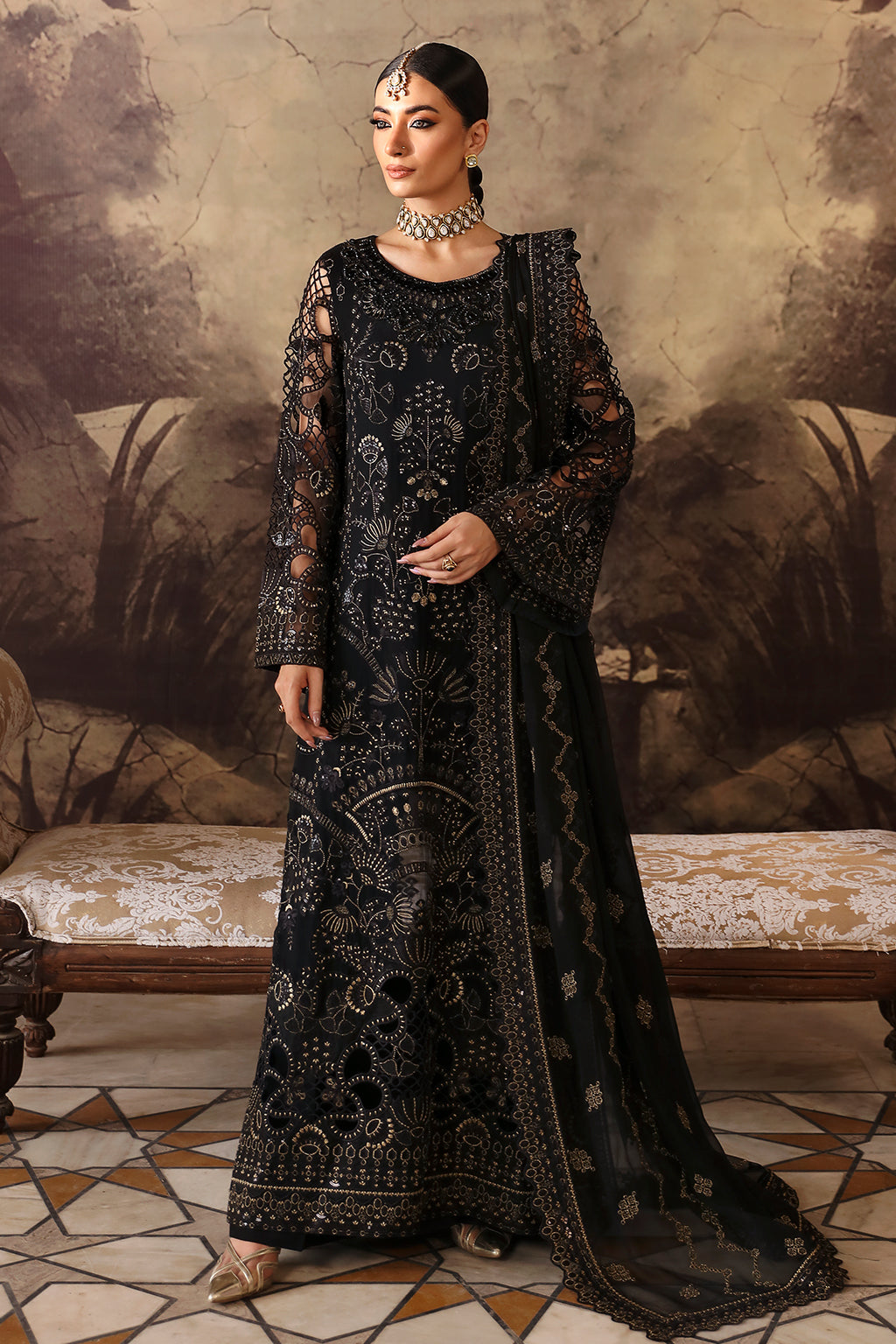 Flossie | Mehak Luxury Formals | FE-806 (A) by Flossie - Designer Dress - Type: Formal - Available at Libayah - 100% Original