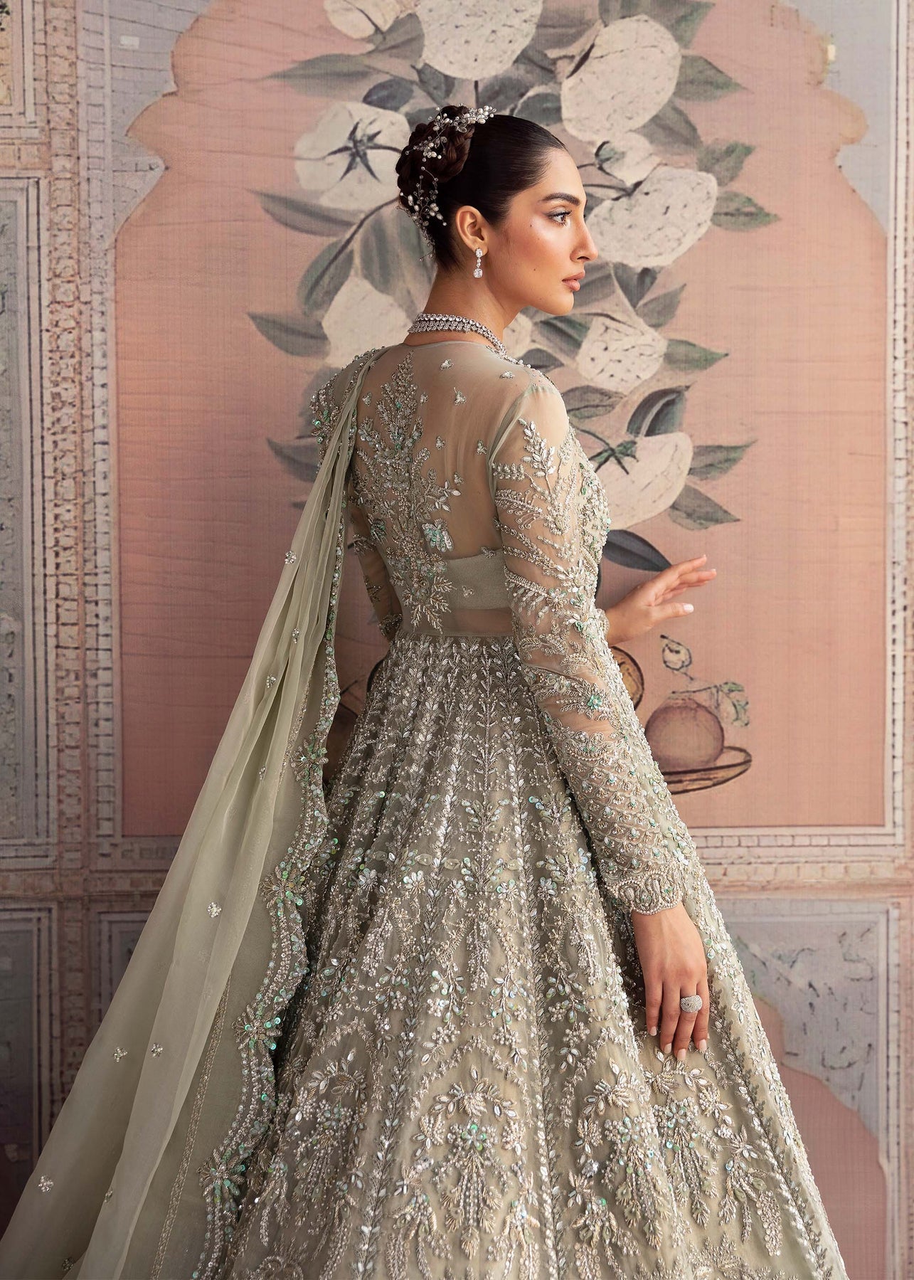 Akbar Aslam | Bridal Collection 2024 | WILLOW by Akbar Aslam - Designer Dress - Type: Ladies Clothes - Available at Libayah - 100% Original