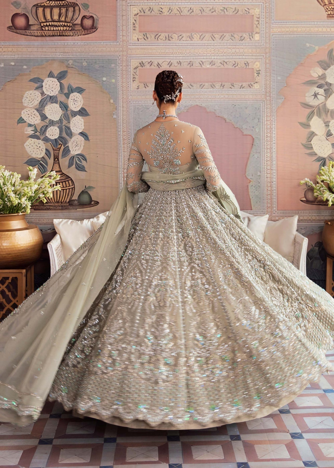Akbar Aslam | Bridal Collection 2024 | WILLOW by Akbar Aslam - Designer Dress - Type: Ladies Clothes - Available at Libayah - 100% Original