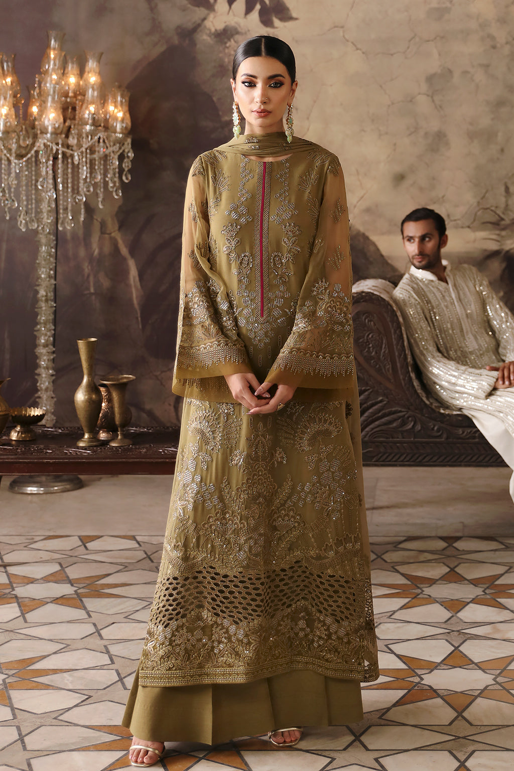 Flossie | Mehak Luxury Formals | FE-804 by Flossie - Designer Dress - Type: Formal - Available at Libayah - 100% Original