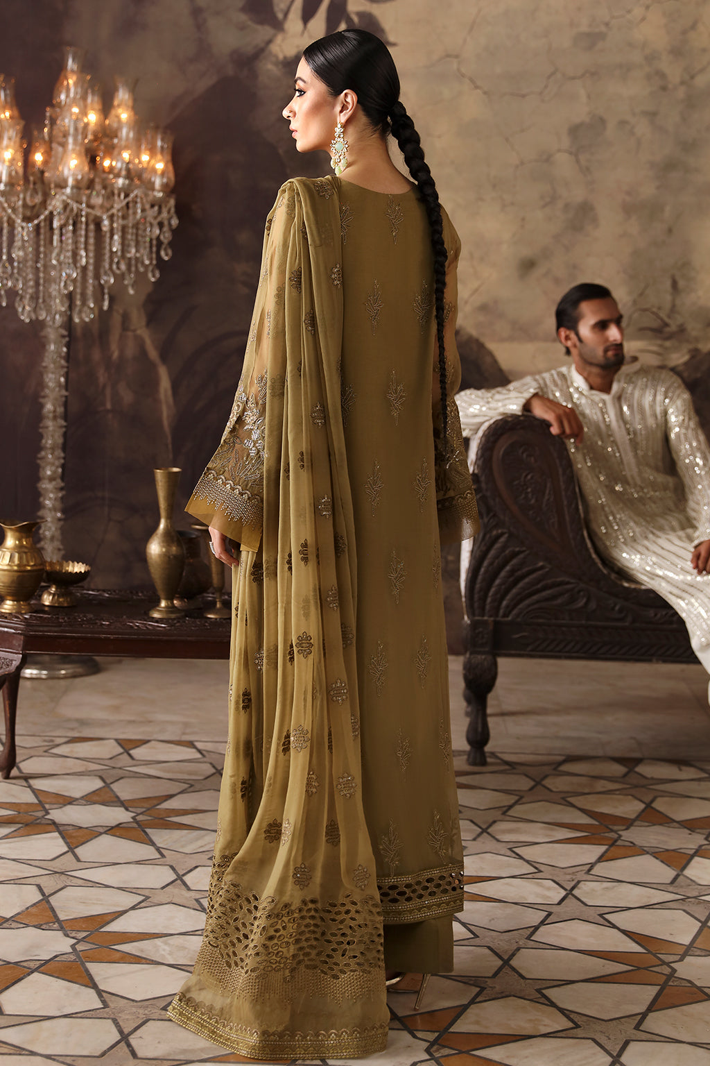 Flossie | Mehak Luxury Formals | FE-804 by Flossie - Designer Dress - Type: Formal - Available at Libayah - 100% Original
