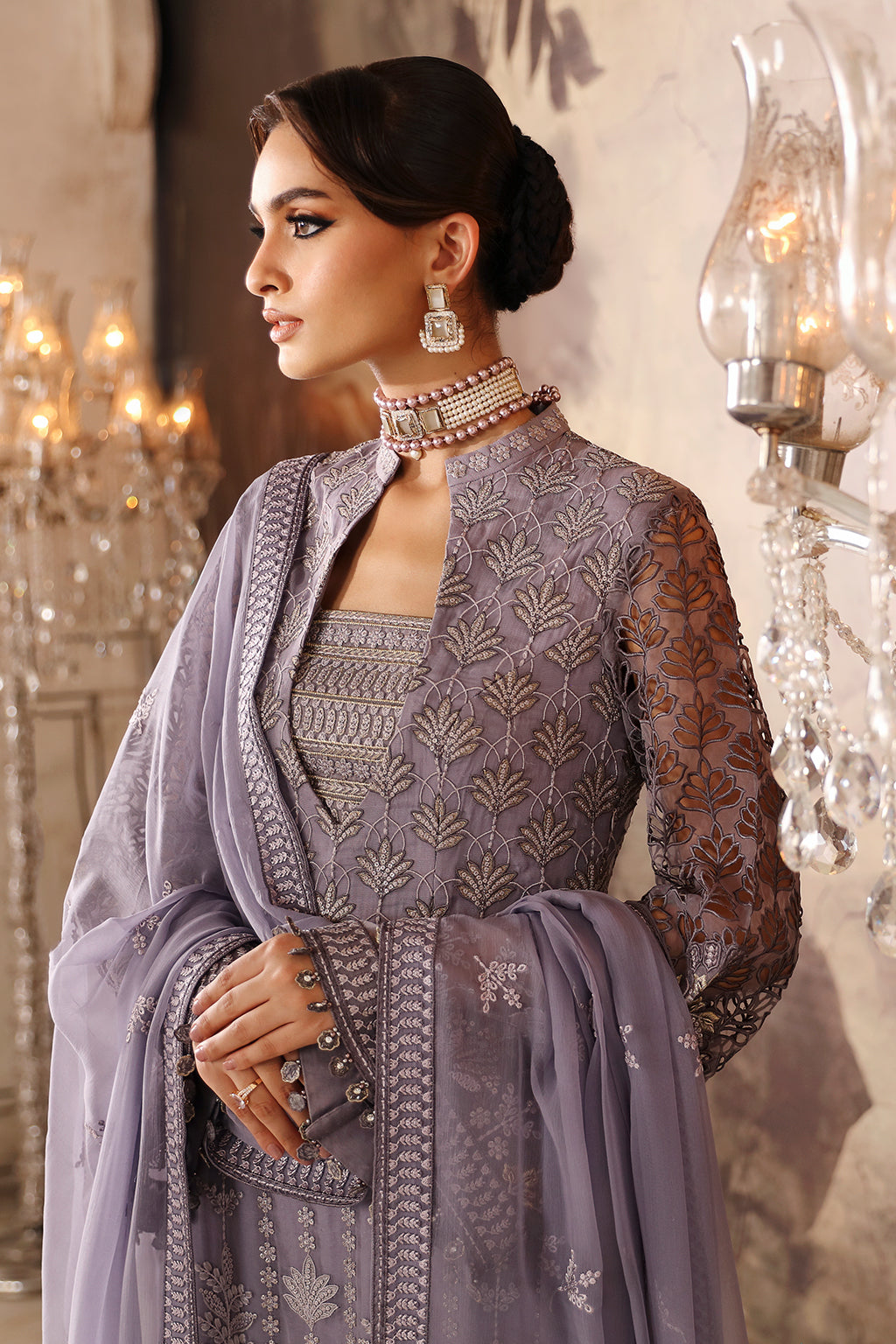 Flossie | Mehak Luxury Formals | FE-805 (A) by Flossie - Designer Dress - Type: Formal - Available at Libayah - 100% Original