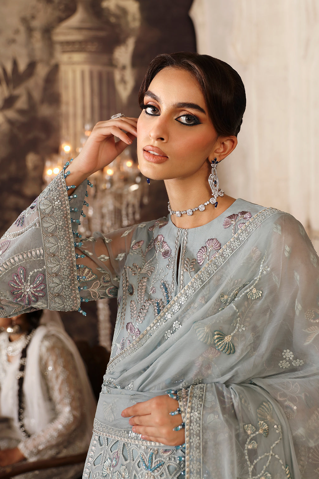 Flossie | Mehak Luxury Formals | FE-807 (A) by Flossie - Designer Dress - Type: Formal - Available at Libayah - 100% Original
