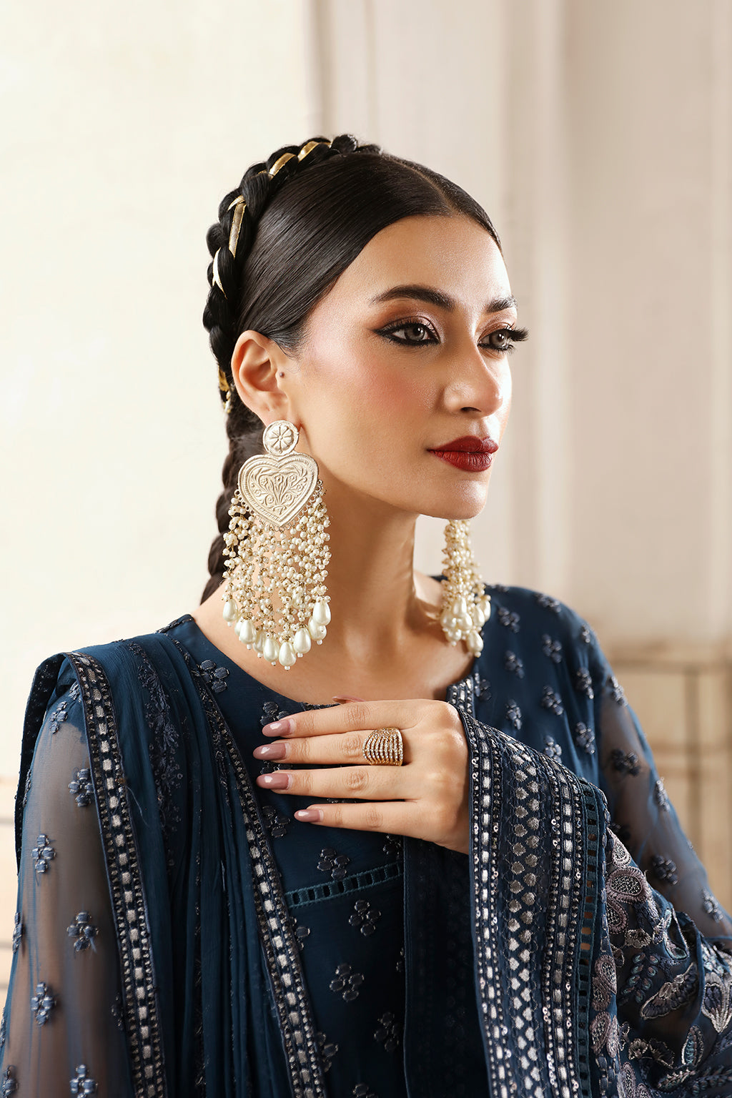 Flossie | Mehak Luxury Formals | FE-802 (B) by Flossie - Designer Dress - Type: Formal - Available at Libayah - 100% Original