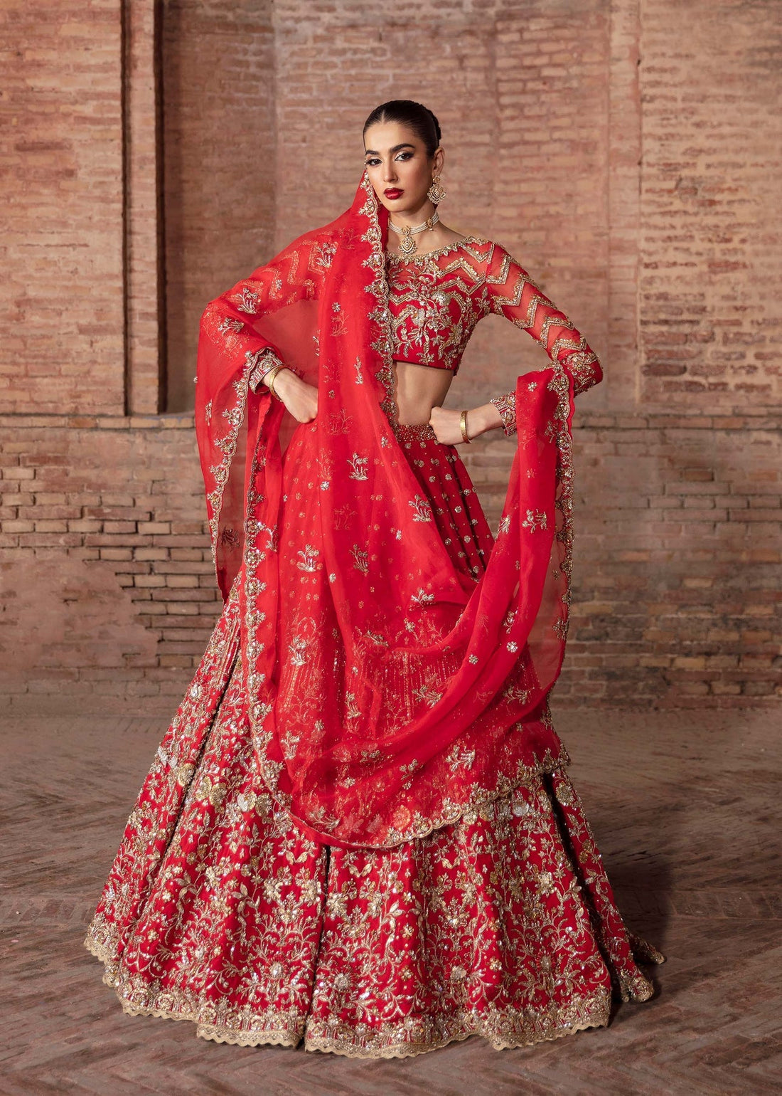 Akbar Aslam | Bridal Collection 2024 | CHRYSALIS by Akbar Aslam - Designer Dress - Type: Ladies Clothes - Available at Libayah - 100% Original