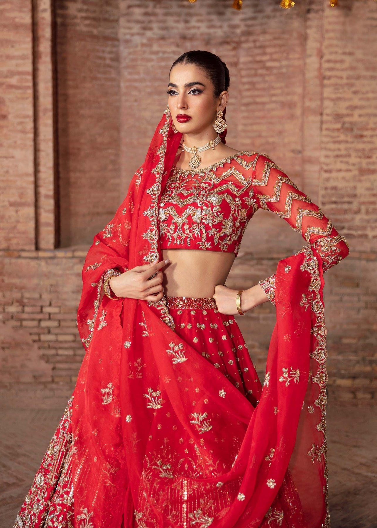Akbar Aslam | Bridal Collection 2024 | CHRYSALIS by Akbar Aslam - Designer Dress - Type: Ladies Clothes - Available at Libayah - 100% Original