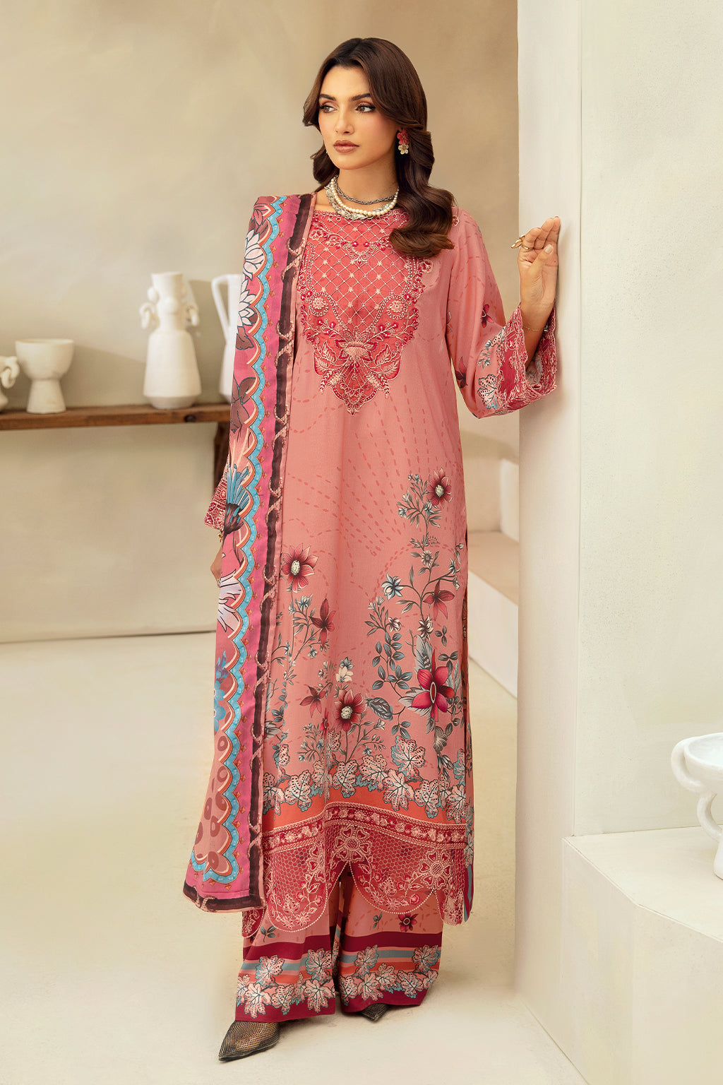 Ramsha | Riwaj Viscose | J-410 by Ramsha - Designer Dress - Type: Ladies Clothes - Available at Libayah - 100% Original