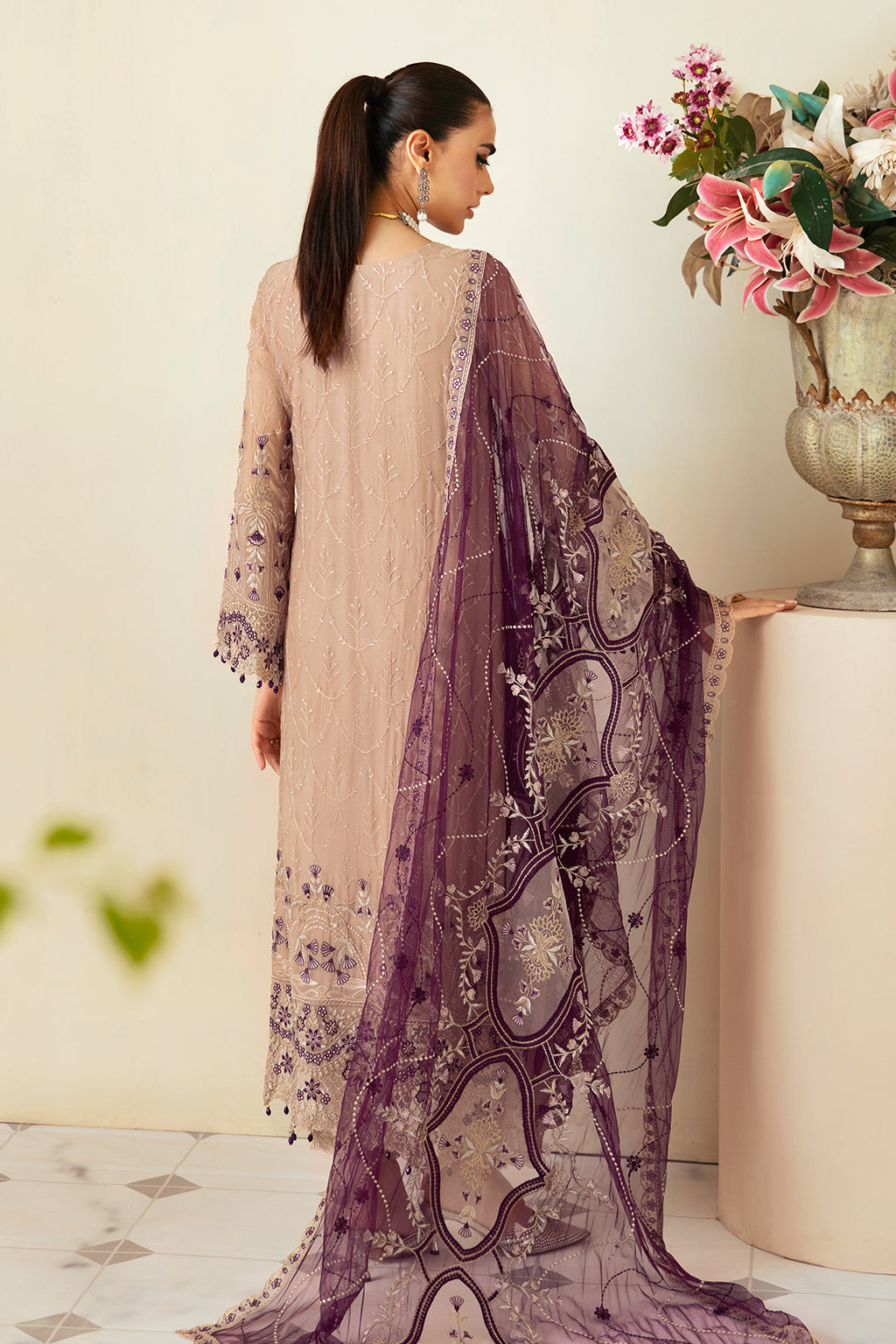 Ramsha | Dastoor Chiffon | P-106 by Ramsha - Designer Dress - Type: Ladies Clothes - Available at Libayah - 100% Original