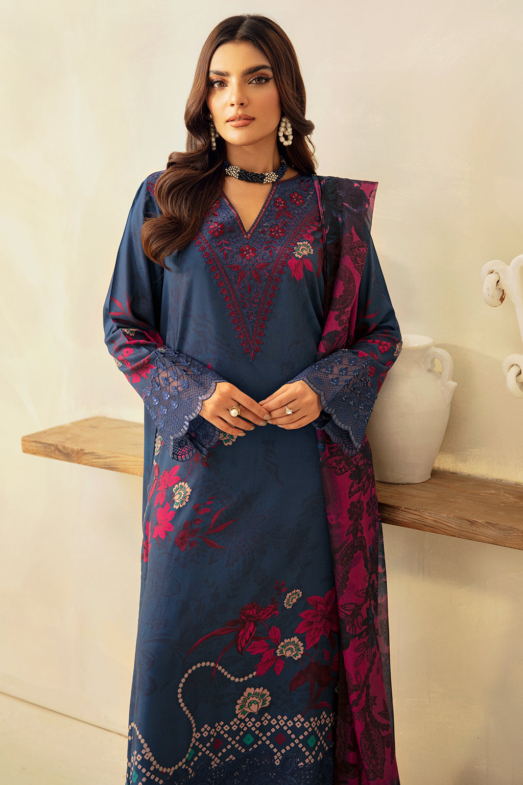 Ramsha | Riwaj Viscose | J-406 by Ramsha - Designer Dress - Type: Ladies Clothes - Available at Libayah - 100% Original