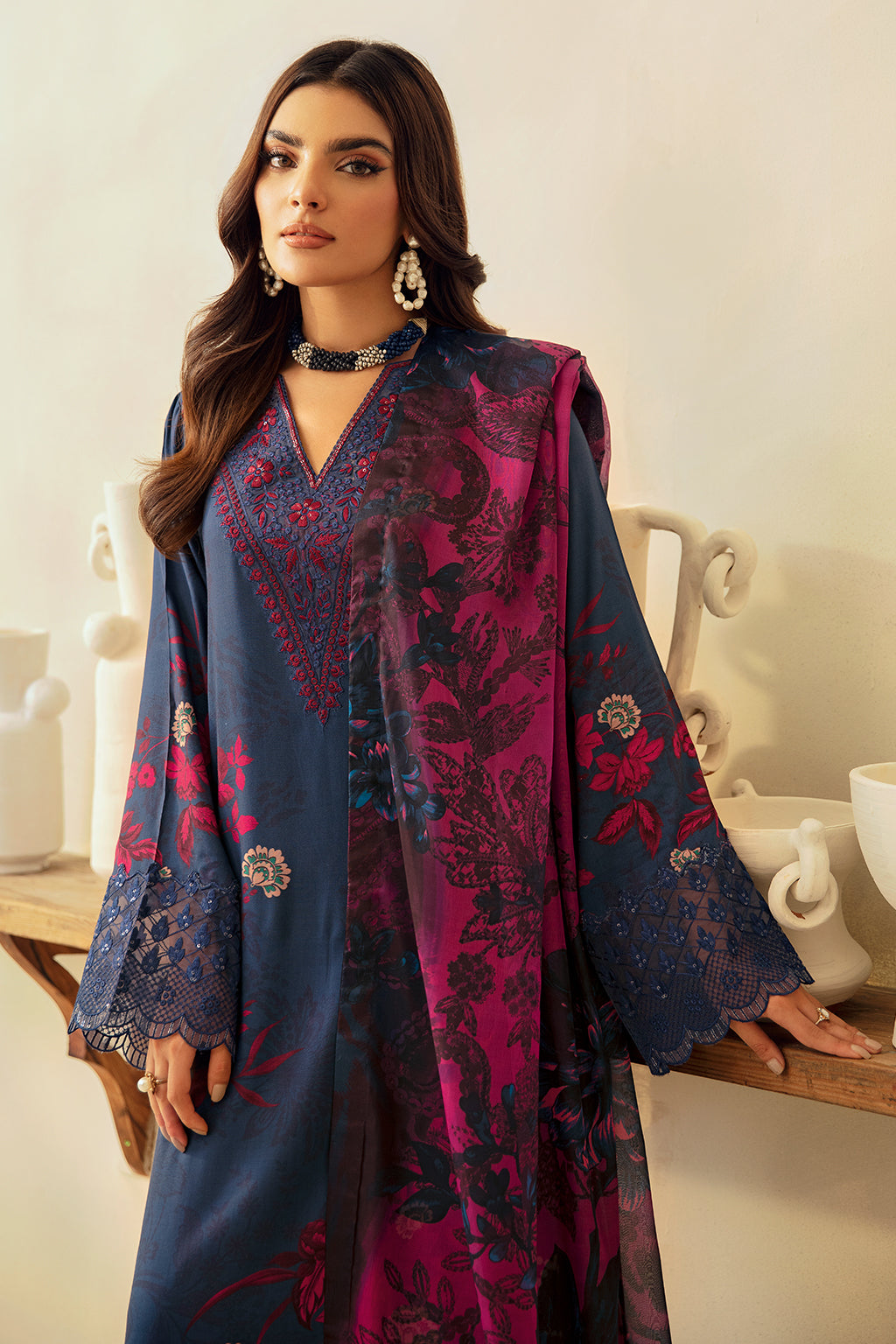 Ramsha | Riwaj Viscose | J-406 by Ramsha - Designer Dress - Type: Ladies Clothes - Available at Libayah - 100% Original