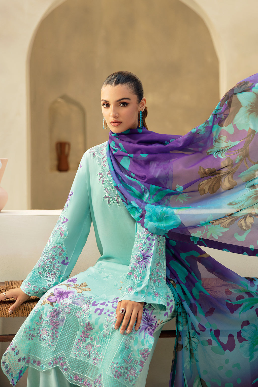 Ramsha | Riwaj Viscose | J-409 by Ramsha - Designer Dress - Type: Ladies Clothes - Available at Libayah - 100% Original