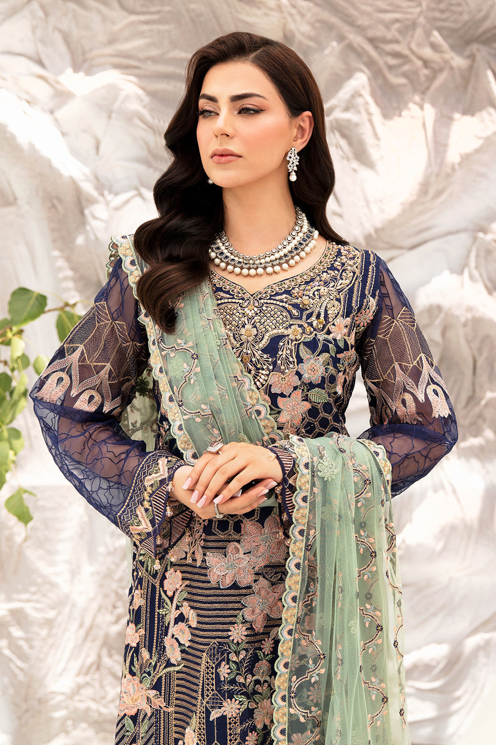 Ramsha | Minhal Organza Collection | M-902 by Ramsha - Designer Dress - Type: Ladies Clothes - Available at Libayah - 100% Original