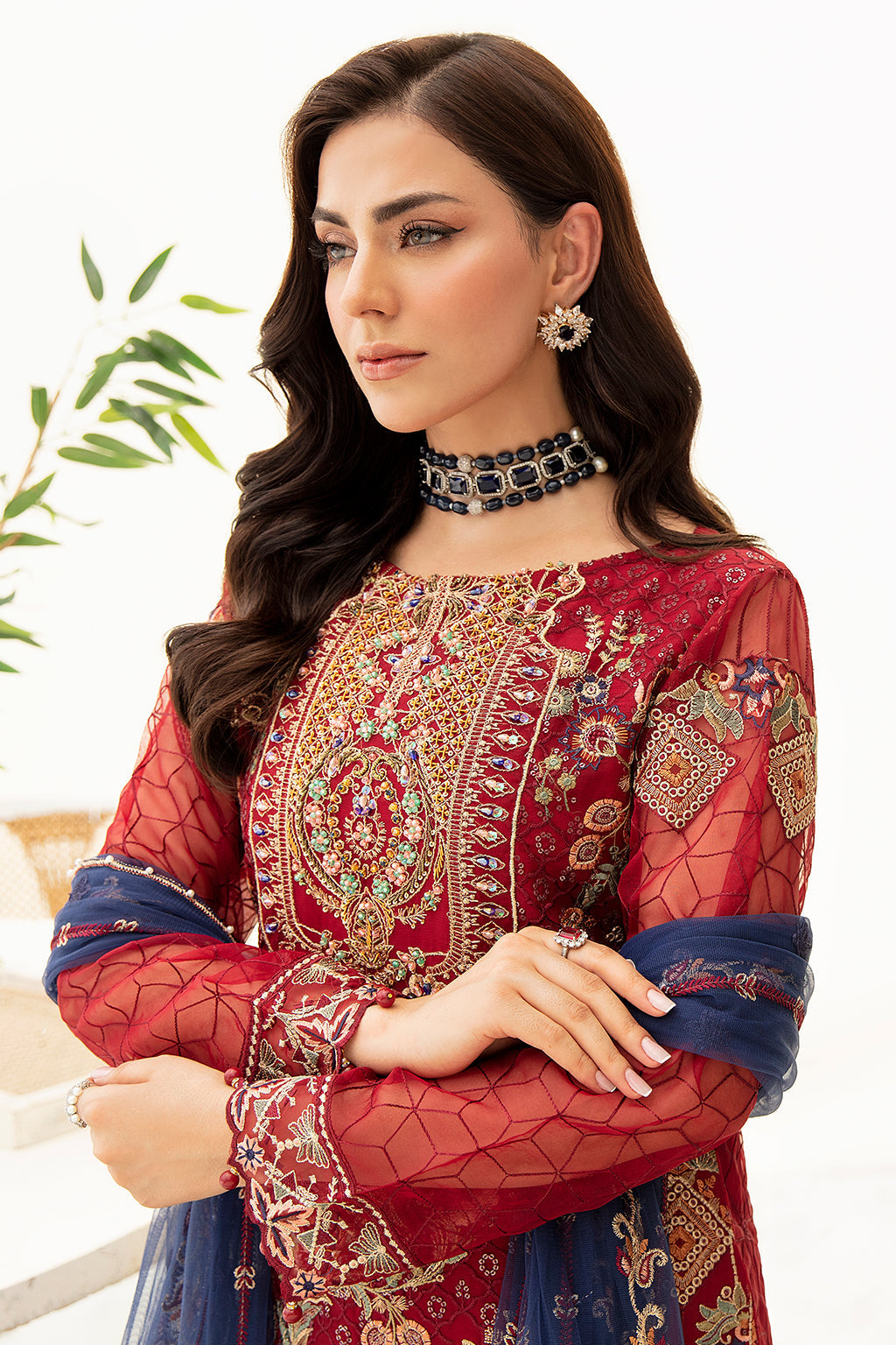 Ramsha | Minhal Organza Collection | M-908 by Ramsha - Designer Dress - Type: Ladies Clothes - Available at Libayah - 100% Original