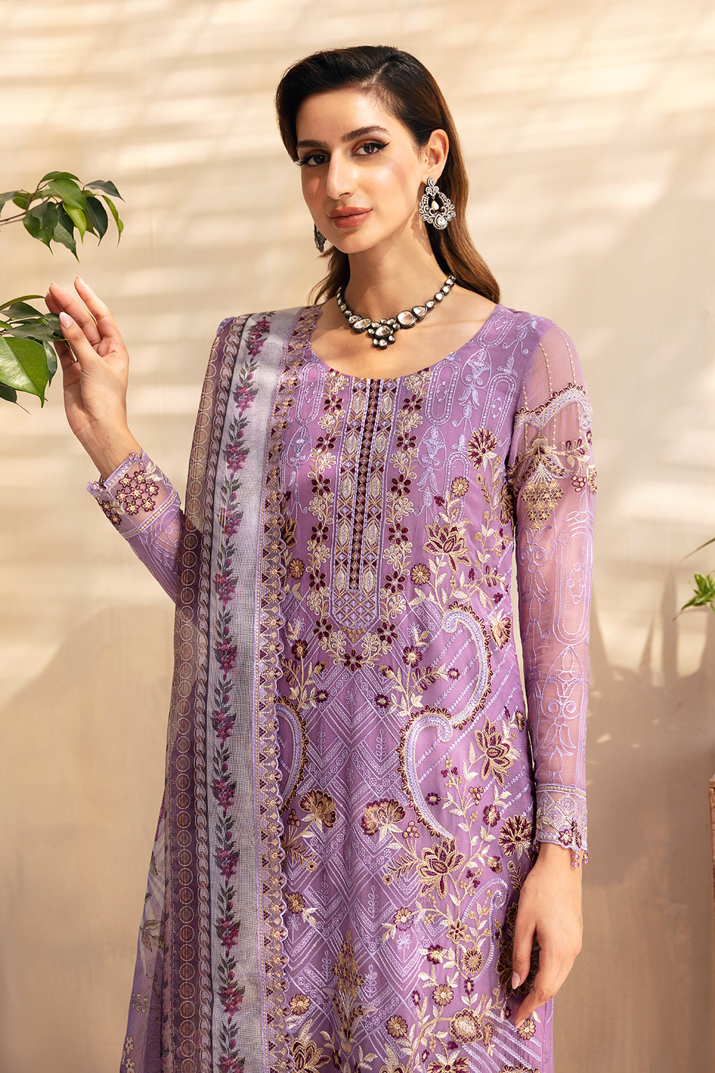 Ramsha | Chevron Chiffon Collection | A-906 by Ramsha - Designer Dress - Type: Ladies Clothes - Available at Libayah - 100% Original