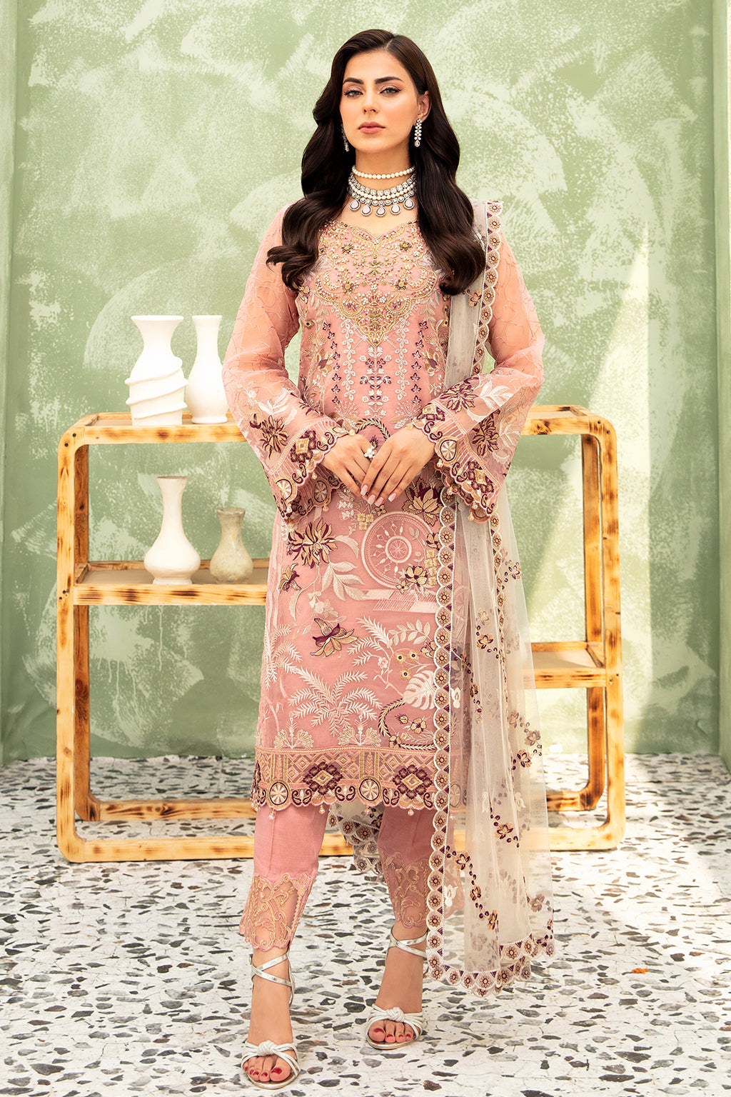Ramsha | Minhal Organza Collection | M-903 by Ramsha - Designer Dress - Type: Ladies Clothes - Available at Libayah - 100% Original