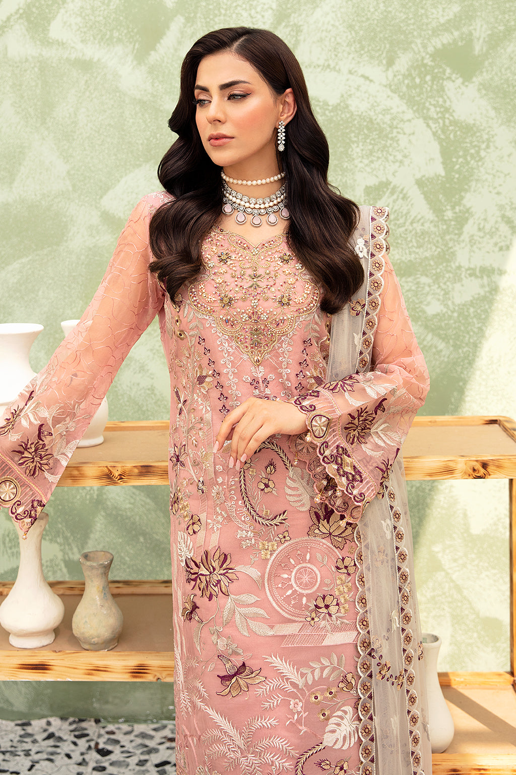 Ramsha | Minhal Organza Collection | M-903 by Ramsha - Designer Dress - Type: Ladies Clothes - Available at Libayah - 100% Original