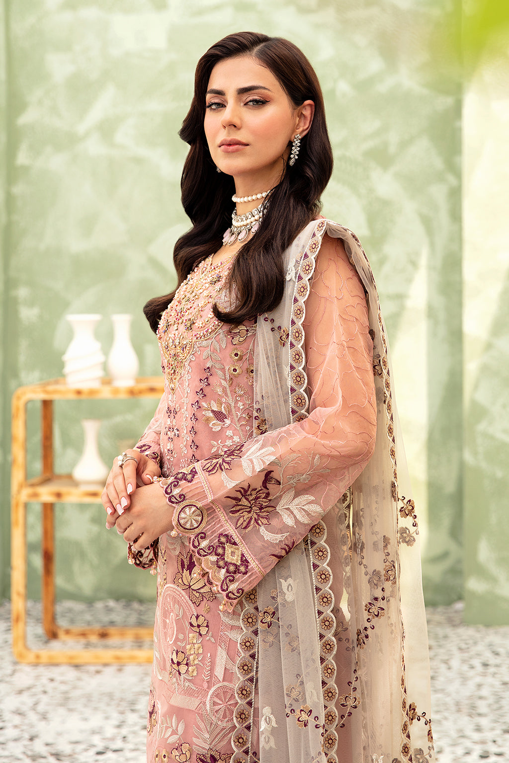 Ramsha | Minhal Organza Collection | M-903 by Ramsha - Designer Dress - Type: Ladies Clothes - Available at Libayah - 100% Original