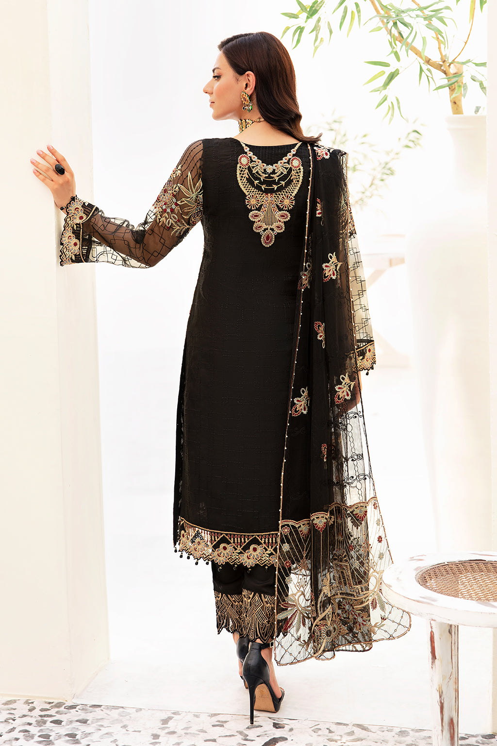 Ramsha | Minhal Organza Collection | M-906 by Ramsha - Designer Dress - Type: Ladies Clothes - Available at Libayah - 100% Original