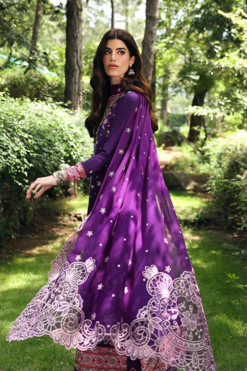 Qalamkar | Qlinekari Linen Collection | LM-15 EIMERA by Qalamkar - Designer Dress - Type: Luxury - Available at Libayah - 100% Original