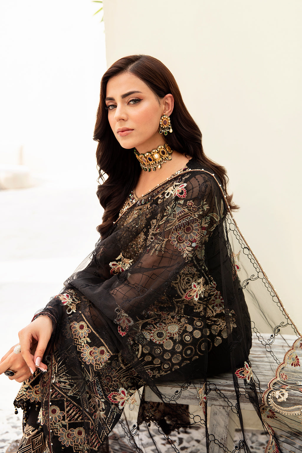Ramsha | Minhal Organza Collection | M-906 by Ramsha - Designer Dress - Type: Ladies Clothes - Available at Libayah - 100% Original