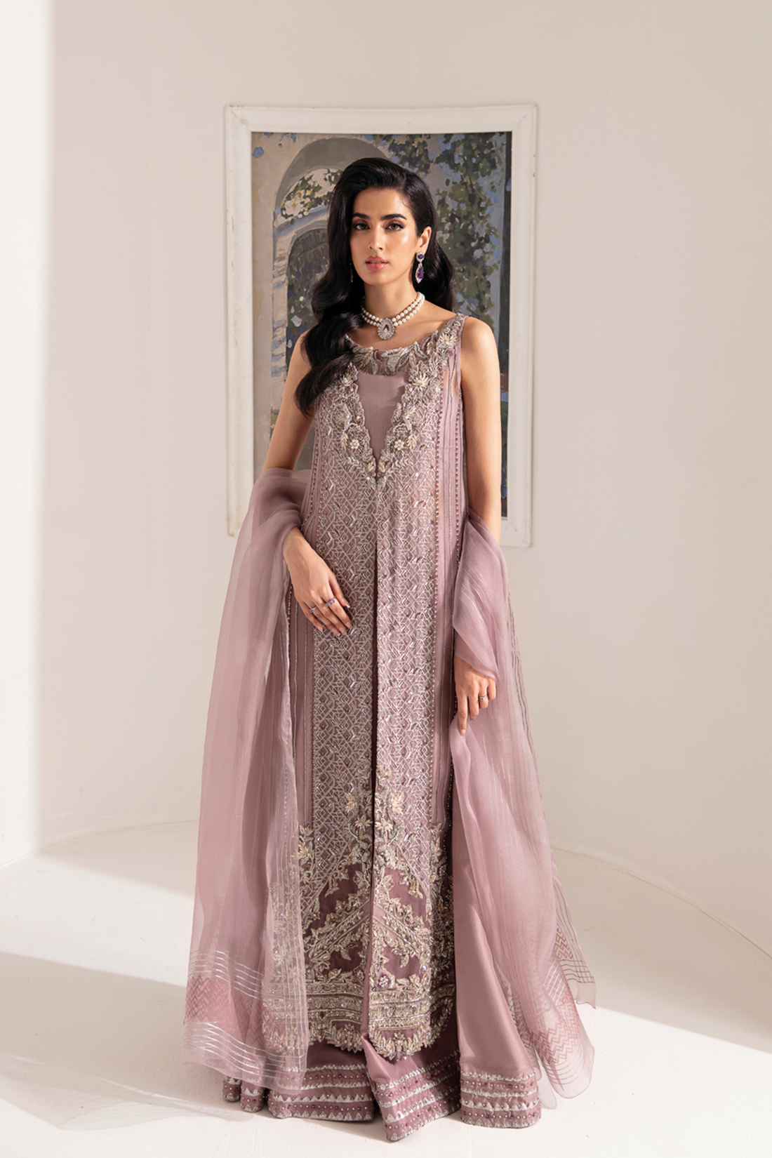 Ayesha and Usman | Aura Luxury Pret | PERIWINKLE by Ayesha and Usman - Designer Dress - Type: Ladies Clothes - Available at Libayah - 100% Original