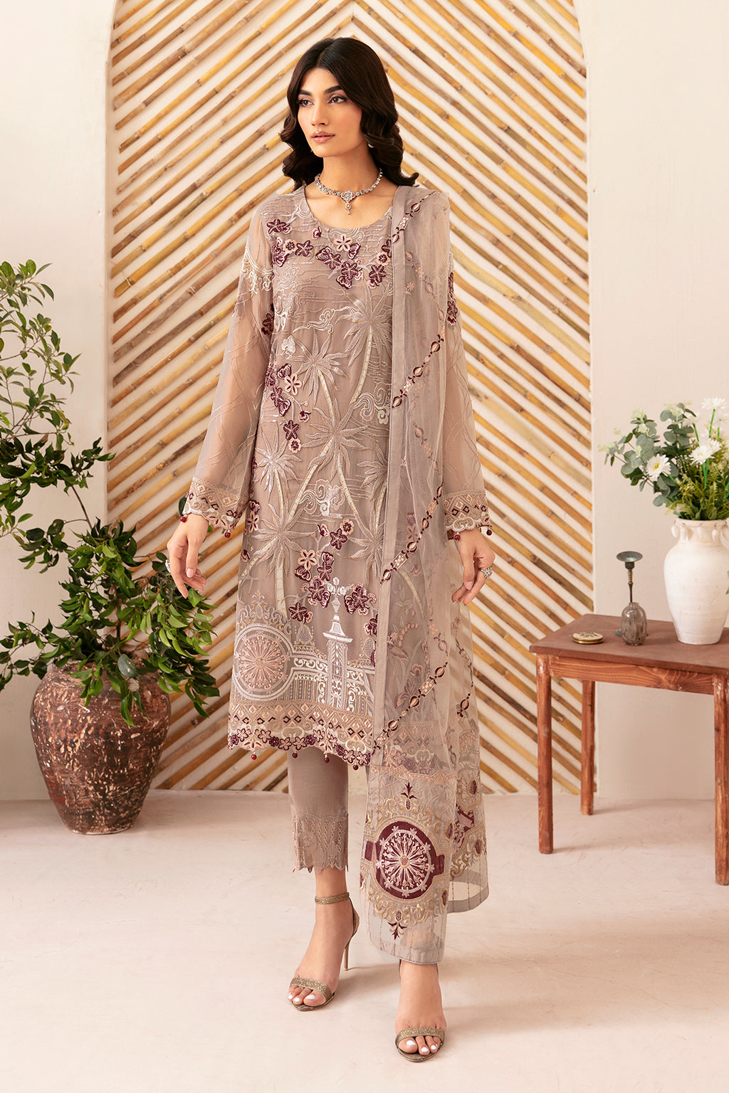 Ramsha | Rangoon Chiffon Collection 24 | D-1206 by Ramsha - Designer Dress - Type: Ladies Clothes - Available at Libayah - 100% Original