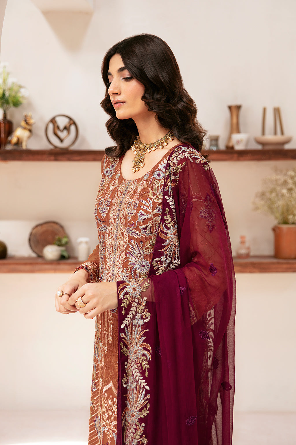 Ramsha | Rangoon Chiffon Collection 24 | D-1209 by Ramsha - Designer Dress - Type: Ladies Clothes - Available at Libayah - 100% Original