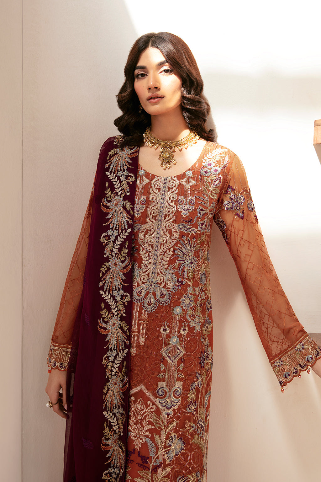 Ramsha | Rangoon Chiffon Collection 24 | D-1209 by Ramsha - Designer Dress - Type: Ladies Clothes - Available at Libayah - 100% Original