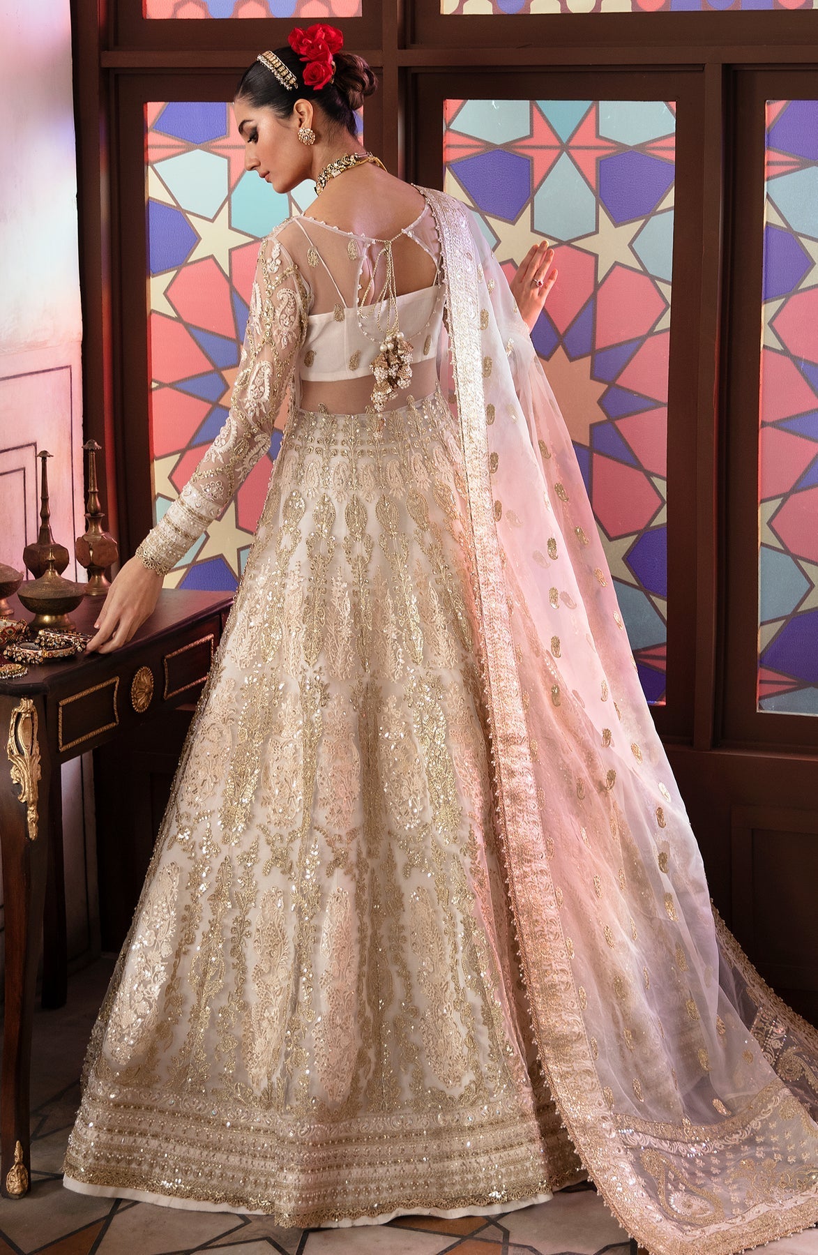 Zevk | Afsanah Wedding Formals | ALIF by Zevk - Designer Dress - Type: Ladies Clothes - Available at Libayah - 100% Original