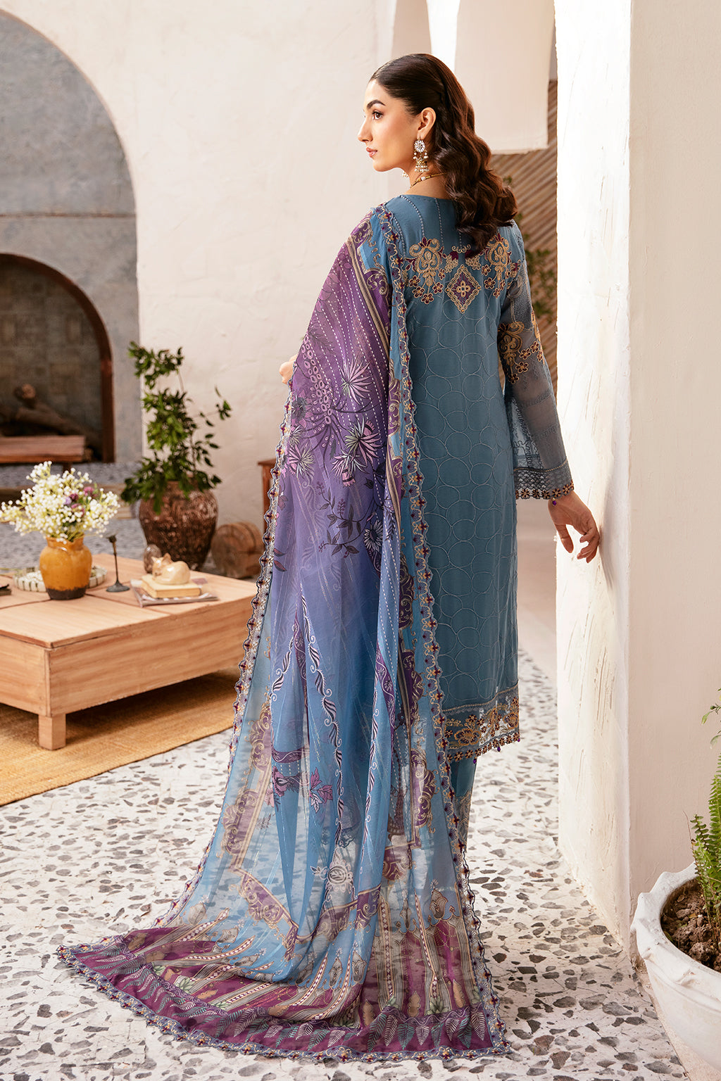 Ramsha | Rangoon Chiffon Collection 24 | D-1202 by Ramsha - Designer Dress - Type: Ladies Clothes - Available at Libayah - 100% Original