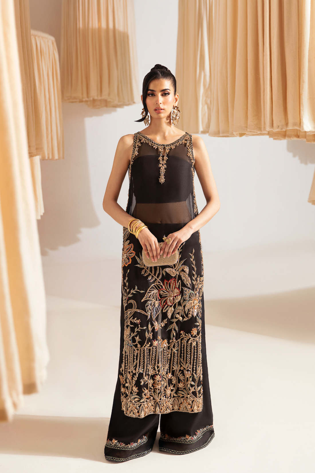 Ayesha and Usman | Aura Luxury Pret | MELANIC by Ayesha and Usman - Designer Dress - Type: Ladies Clothes - Available at Libayah - 100% Original