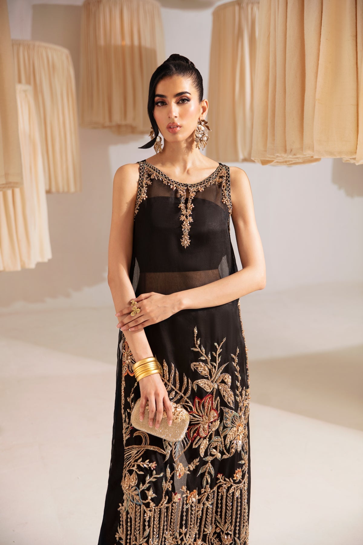 Ayesha and Usman | Aura Luxury Pret | MELANIC by Ayesha and Usman - Designer Dress - Type: Ladies Clothes - Available at Libayah - 100% Original