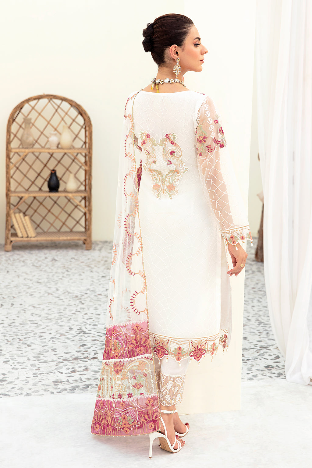 Ramsha | Minhal Organza Collection | M-907 by Ramsha - Designer Dress - Type: Ladies Clothes - Available at Libayah - 100% Original