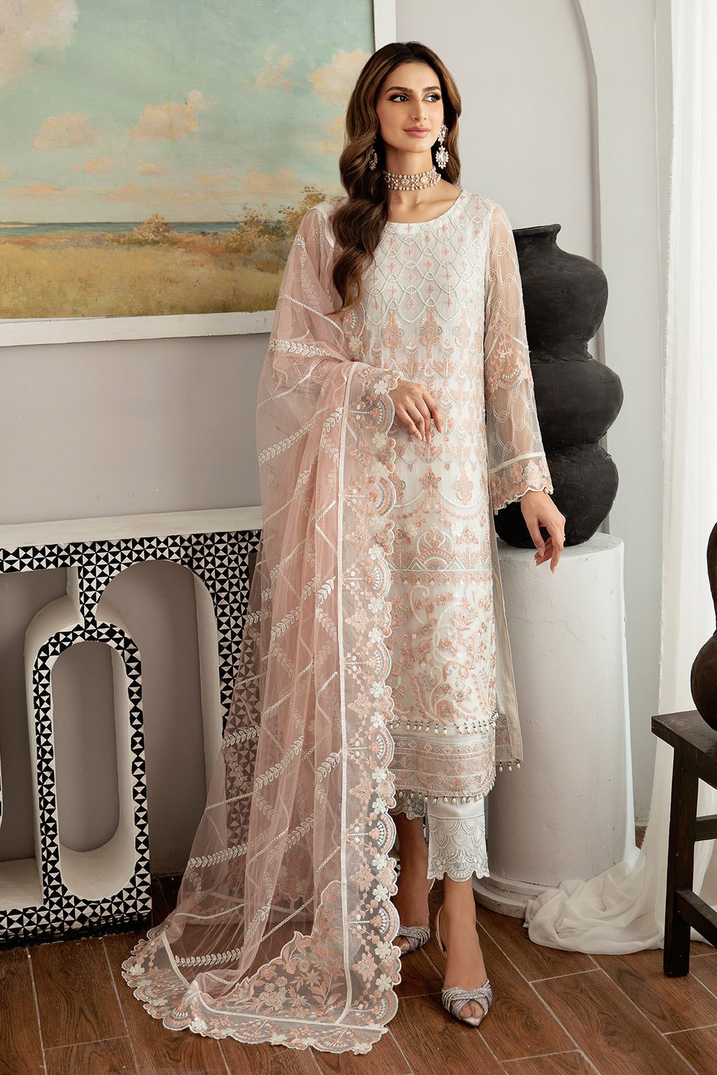 Ramsha | Rangoon Chiffon Collection 24 |D-1103 by Ramsha - Designer Dress - Type: Ladies Clothes - Available at Libayah - 100% Original