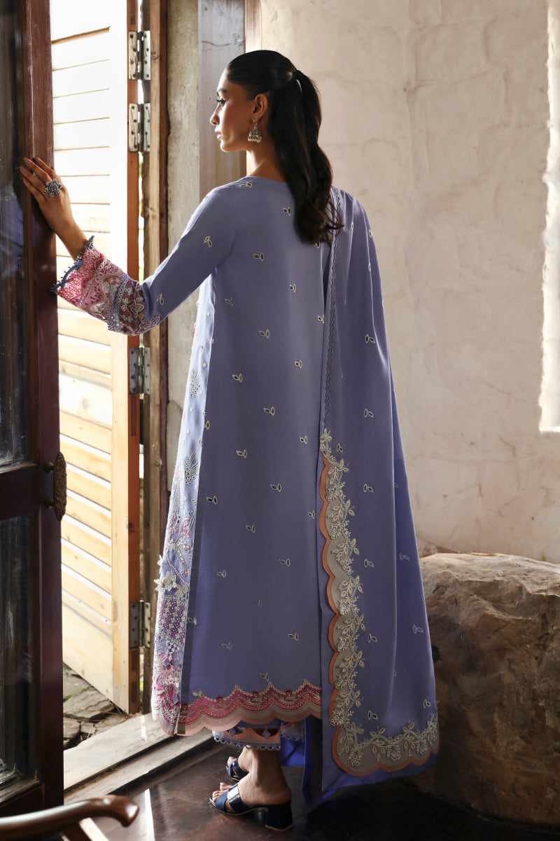 Qalamkar | Qlinekari Linen Collection | LM-09 LORNA by Qalamkar - Designer Dress - Type: Luxury - Available at Libayah - 100% Original