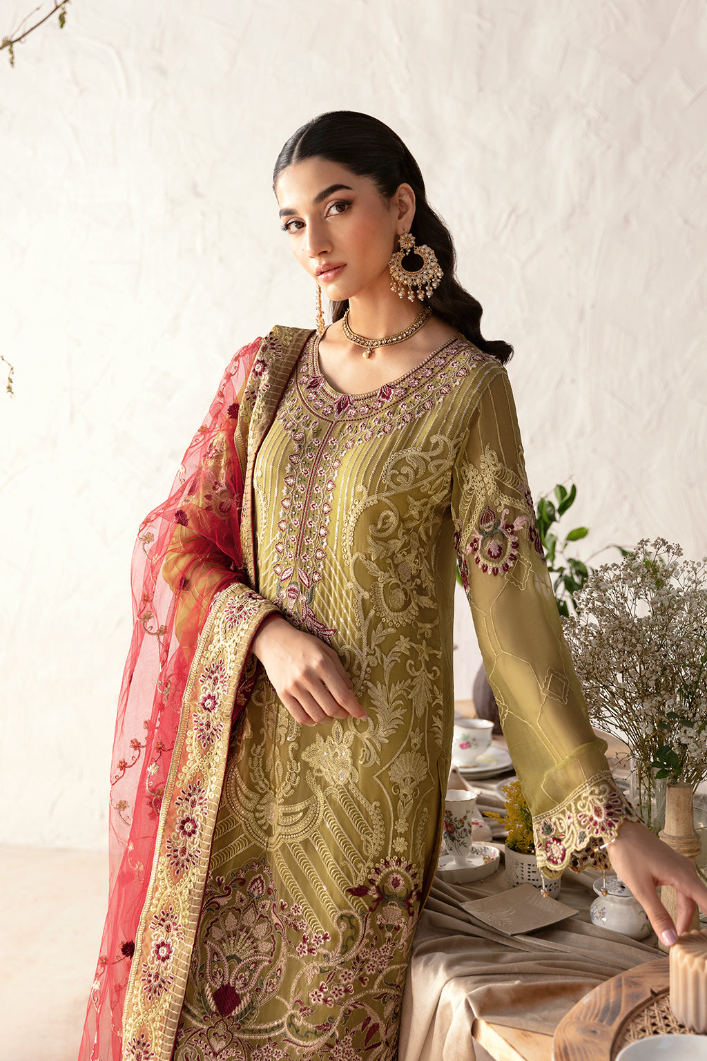 Ramsha | Rangoon Chiffon Collection 24 | D-1203 by Ramsha - Designer Dress - Type: Ladies Clothes - Available at Libayah - 100% Original