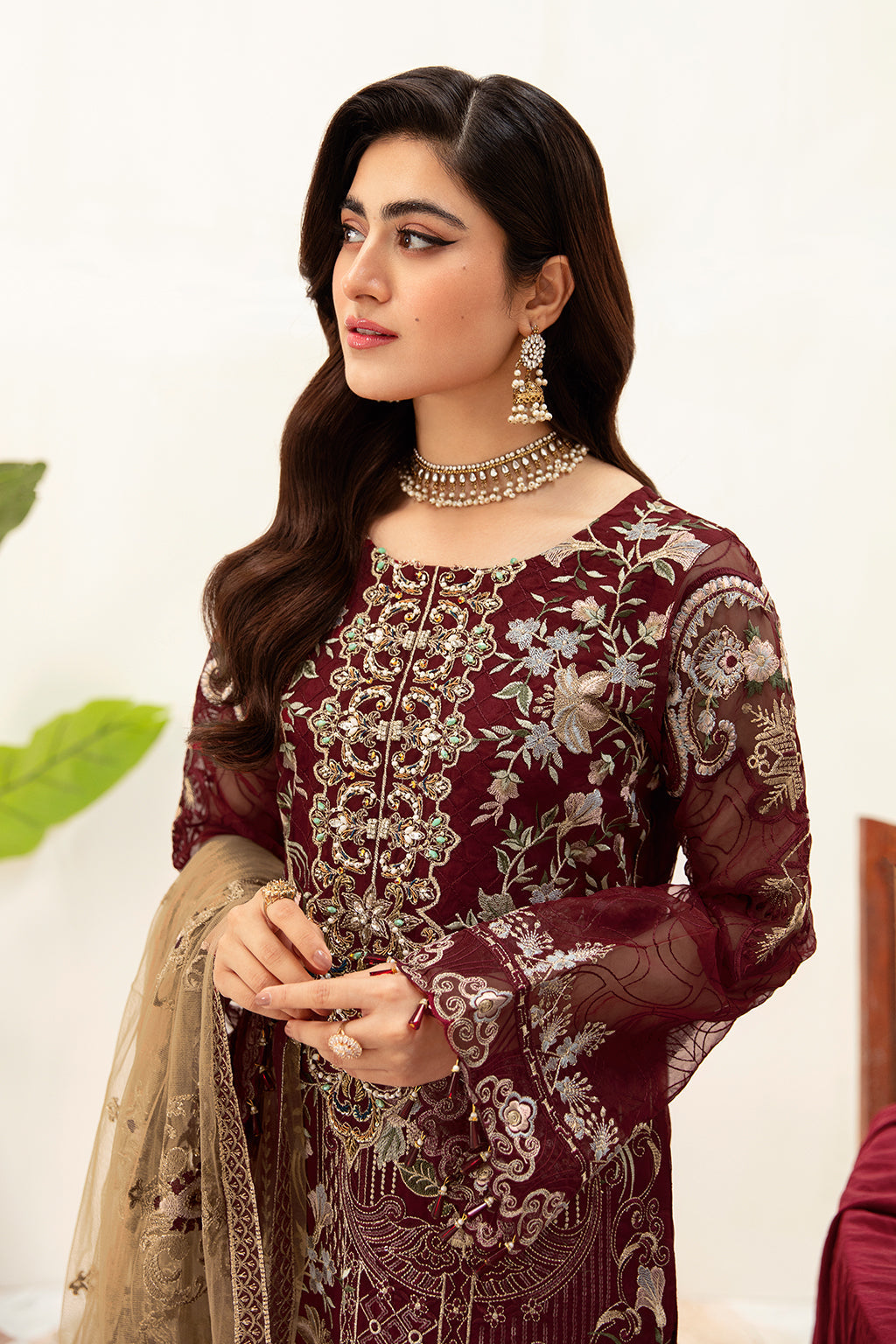 Ramsha | Minhal Organza Collection | M-1003 by Ramsha - Designer Dress - Type: Ladies Clothes - Available at Libayah - 100% Original
