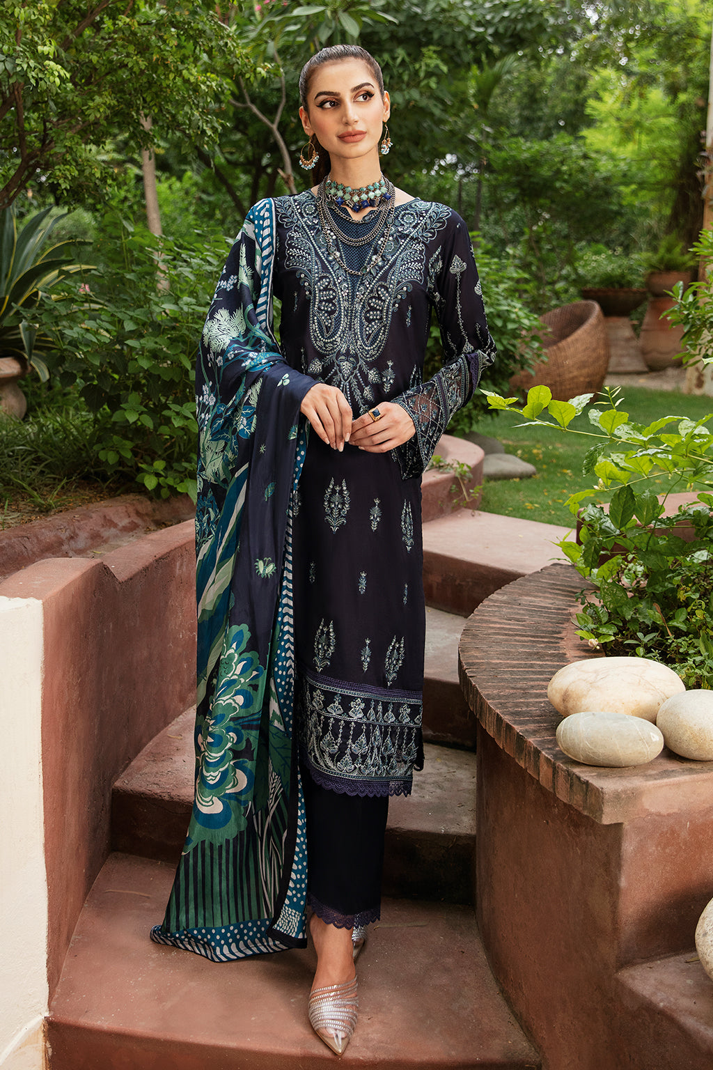 Ramsha | Luxury Lawn 24 | Y-803 by Ramsha - Designer Dress - Type: Ladies Clothes - Available at Libayah - 100% Original
