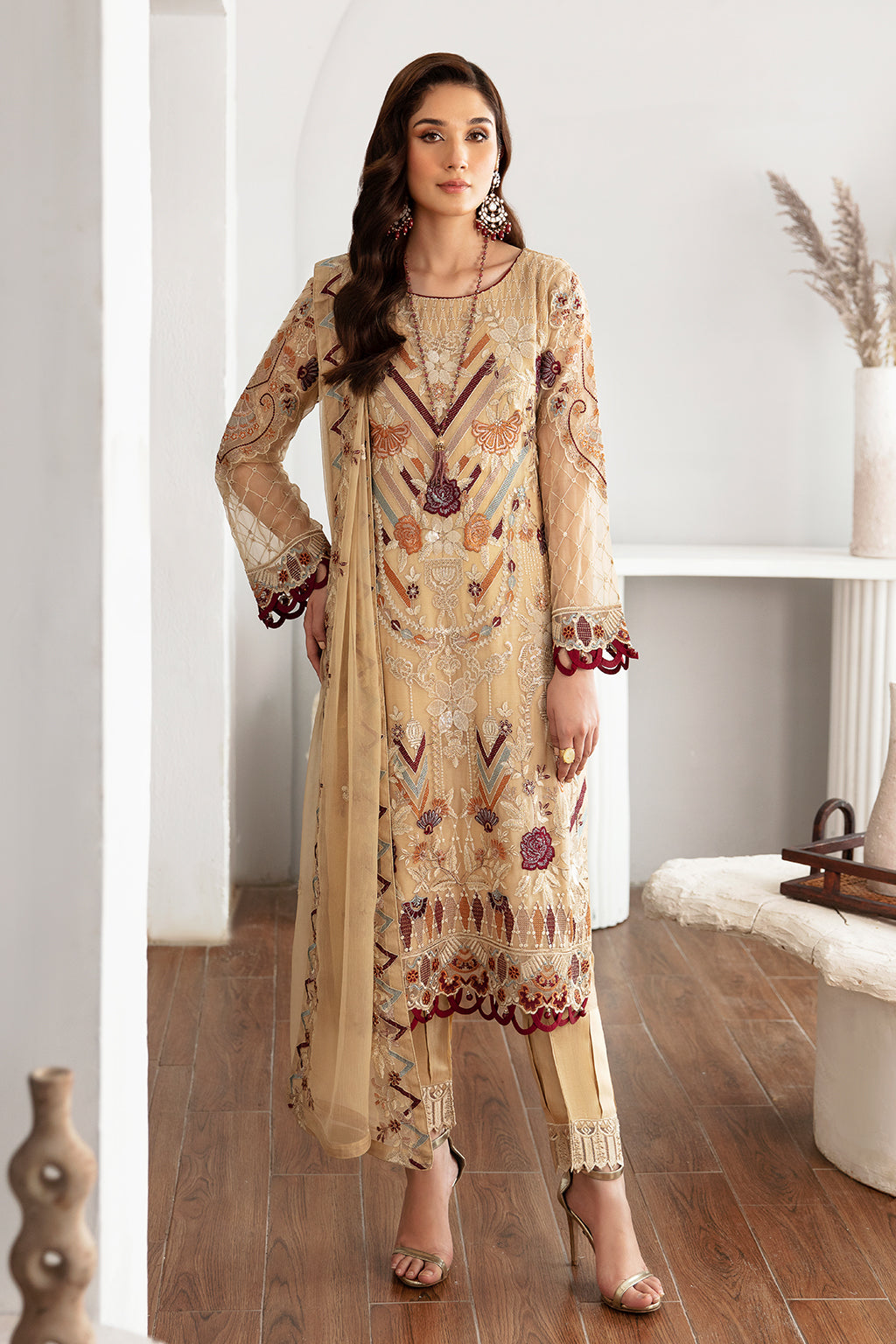 Ramsha | Rangoon Chiffon Collection 24 |D-1108 by Ramsha - Designer Dress - Type: Ladies Clothes - Available at Libayah - 100% Original