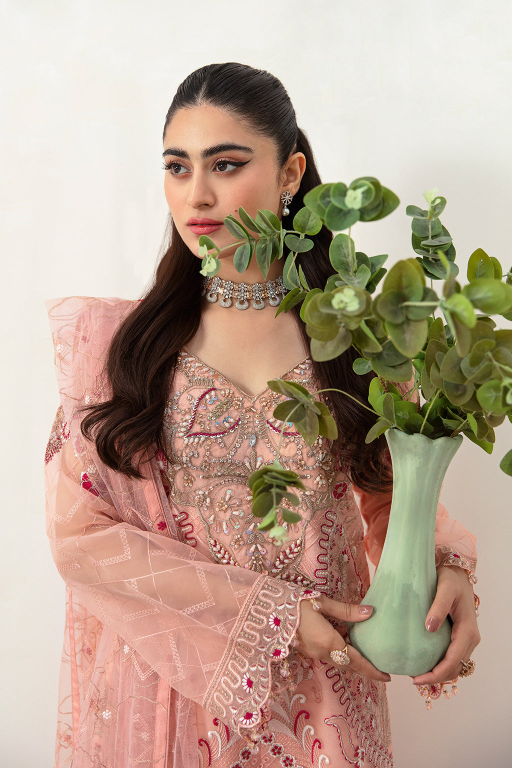 Ramsha | Minhal Organza Collection | M-1007 by Ramsha - Designer Dress - Type: Ladies Clothes - Available at Libayah - 100% Original