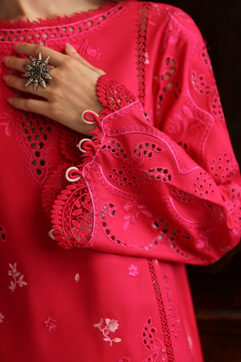 Qalamkar | Qlinekari Linen Collection | LM-07 NEESA by Qalamkar - Designer Dress - Type: Luxury - Available at Libayah - 100% Original