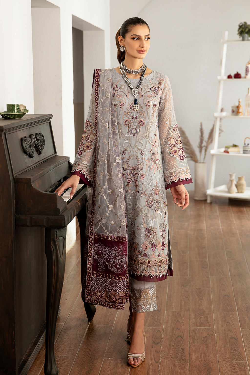 Ramsha | Rangoon Chiffon Collection 24 |D-1109 by Ramsha - Designer Dress - Type: Ladies Clothes - Available at Libayah - 100% Original