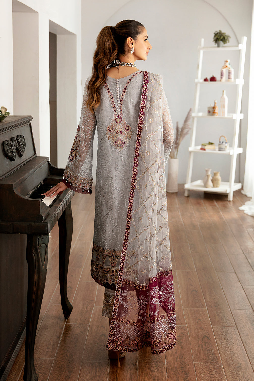 Ramsha | Rangoon Chiffon Collection 24 |D-1109 by Ramsha - Designer Dress - Type: Ladies Clothes - Available at Libayah - 100% Original