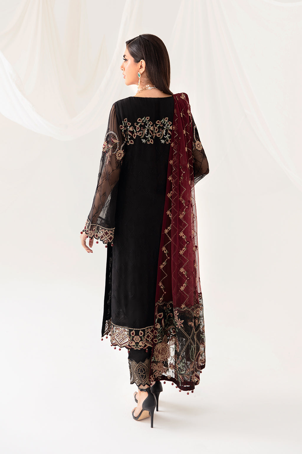 Ramsha | Rangoon Chiffon Collection 24 | D-1008 by Ramsha - Designer Dress - Type: Ladies Clothes - Available at Libayah - 100% Original