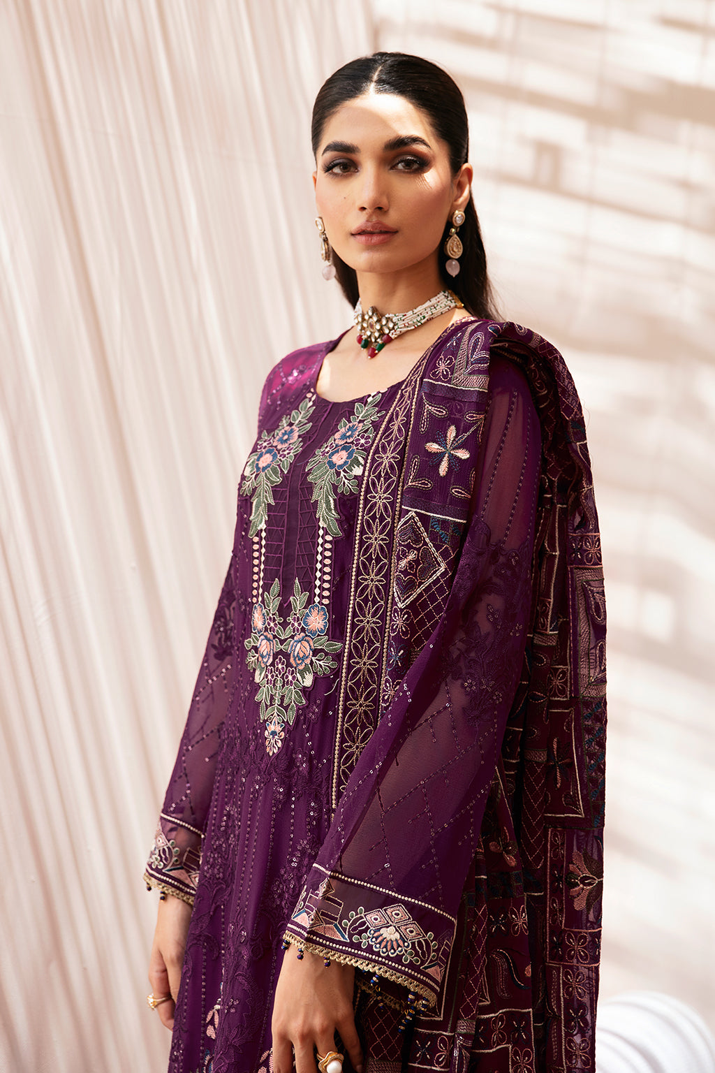 Ramsha | Weightless Chiffon 24 | K-201 by Ramsha - Designer Dress - Type: Ladies Clothes - Available at Libayah - 100% Original