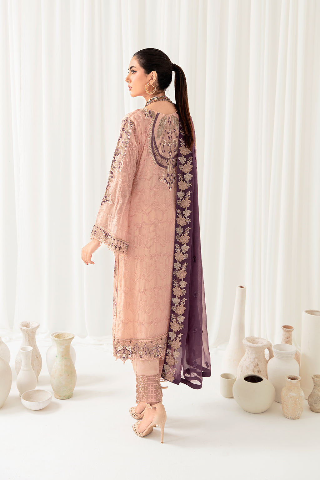 Ramsha | Rangoon Chiffon Collection 24 | D-1007 by Ramsha - Designer Dress - Type: Ladies Clothes - Available at Libayah - 100% Original