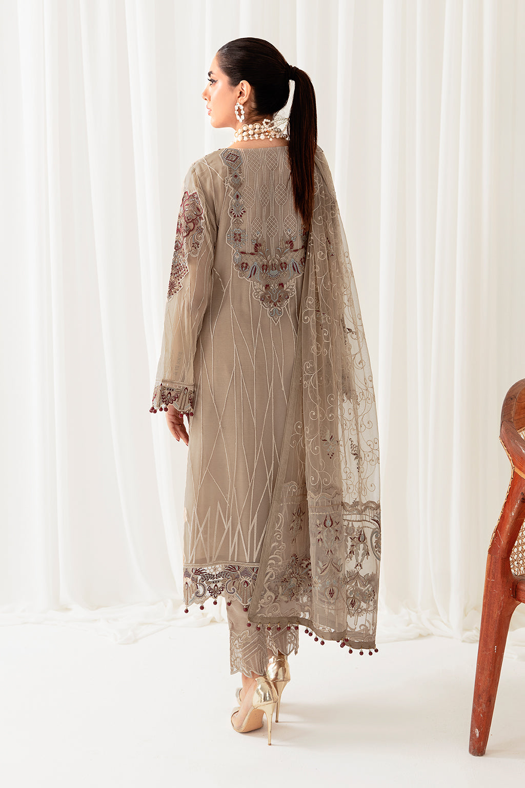 Ramsha | Rangoon Chiffon Collection 24 | D-1009 by Ramsha - Designer Dress - Type: Ladies Clothes - Available at Libayah - 100% Original