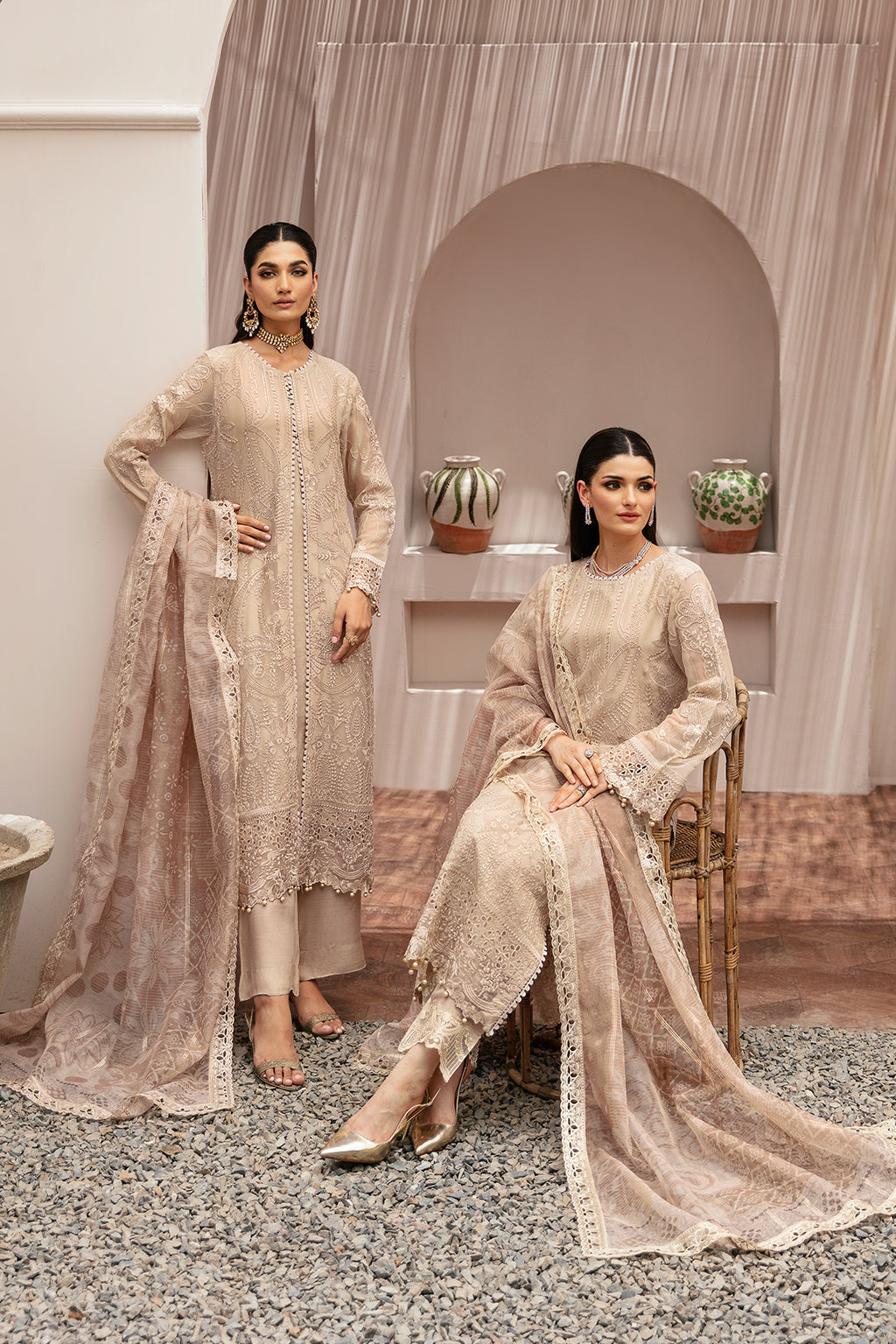 Ramsha | Weightless Chiffon 24 | K-202 by Ramsha - Designer Dress - Type: Ladies Clothes - Available at Libayah - 100% Original
